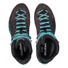 Salewa MTN Trainer Mid GTX mujer adulto negro azul piel ante Vibram WTC