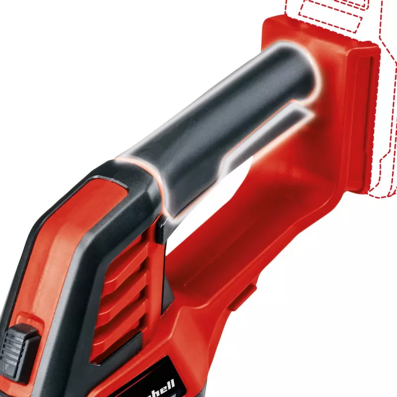 Tijeras de hierba con batería Einhell GE-CG 18/100 8 mm 18 V ion-litio (Li-Ion) negro, rojo