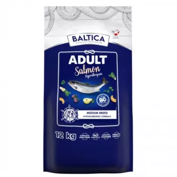 BALTICA Excellent Hypoallergenic Adult razas medianas Salmon - Pienso para perros - 12 kg