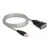 Adaptador DeLOCK USB 2.0 Type-A a serie RS-232 D-Sub 9 + D-Sub 25