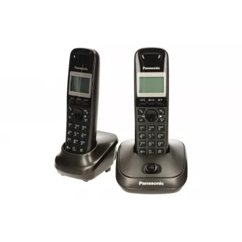 Panasonic KX-TG2512 teléfono DECT gris identificación de llamadas