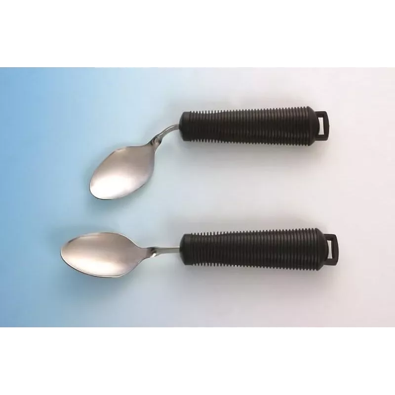 Cuchara flexible para usuarios con discapacidad
