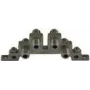 Televes ERD4N bloque de puesta a tierra para 4 cables RF, 401111