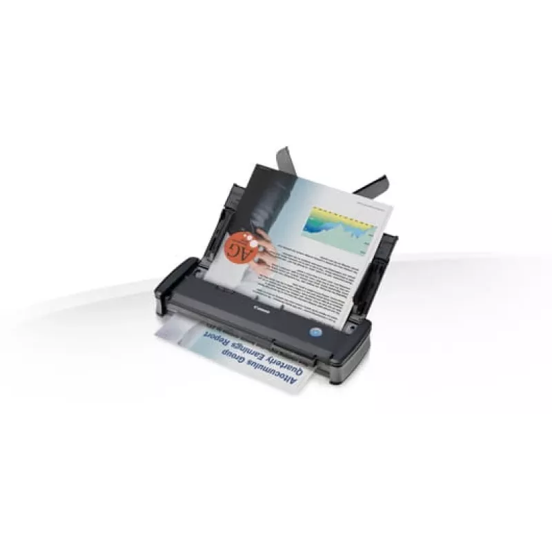 Canon imageFORMULA P-215II escáner de documentos dúplex portátil, 216 x 1000 mm, 600 x 600 DPI, 24 bits, escáner de hojas sueltas, Negro, Gris, CMOS CIS