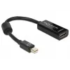 Delock - Adaptador de vídeo - Mini DisplayPort macho a HDMI hembra - 18 cm (65099)