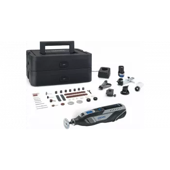 Herramienta rotativa Dremel F0138250JF 130W velocidad variable, compacta y manejable para cortar, lijar, pulir