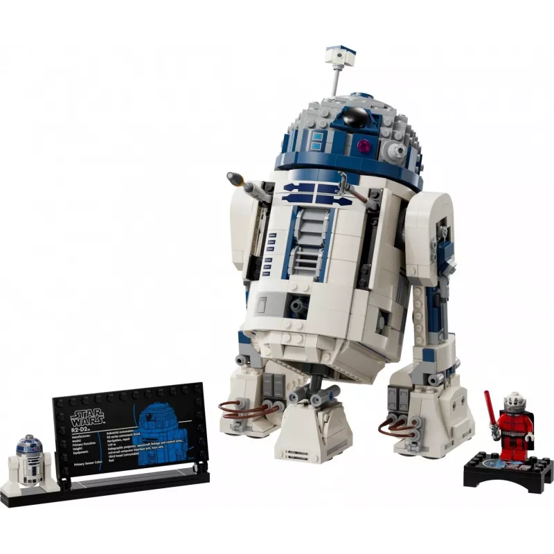LEGO Star Wars 75379 R2-D2 set de construcción con minifigura de Darth Malak, 1050 piezas, 10+