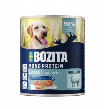 BOZITA Monoproteico Paté Cordero - Comida húmeda para perros - 800g