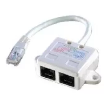 VALUE adaptador en T Cat.5e, Class D, UTP, divisor de red RJ-45