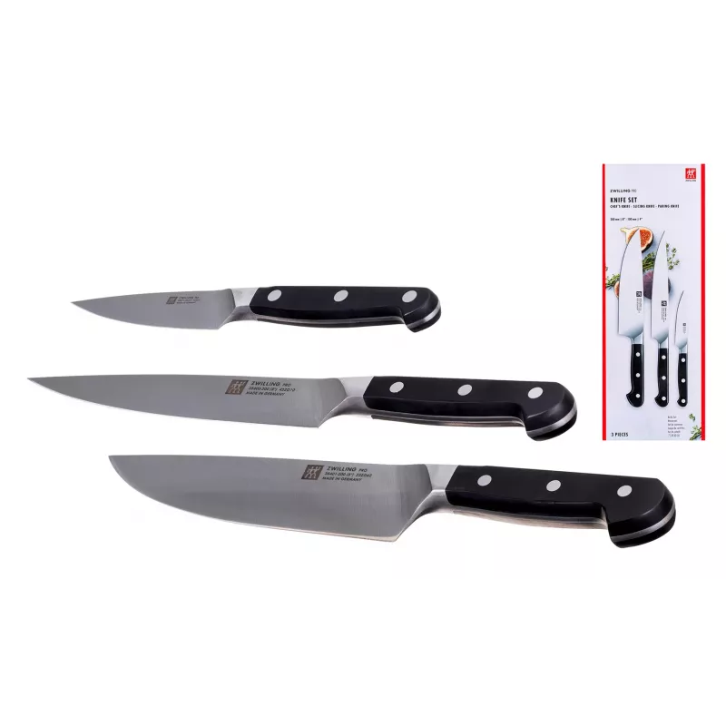 ZWILLING set de 3 cuchillos Pro (384300070)