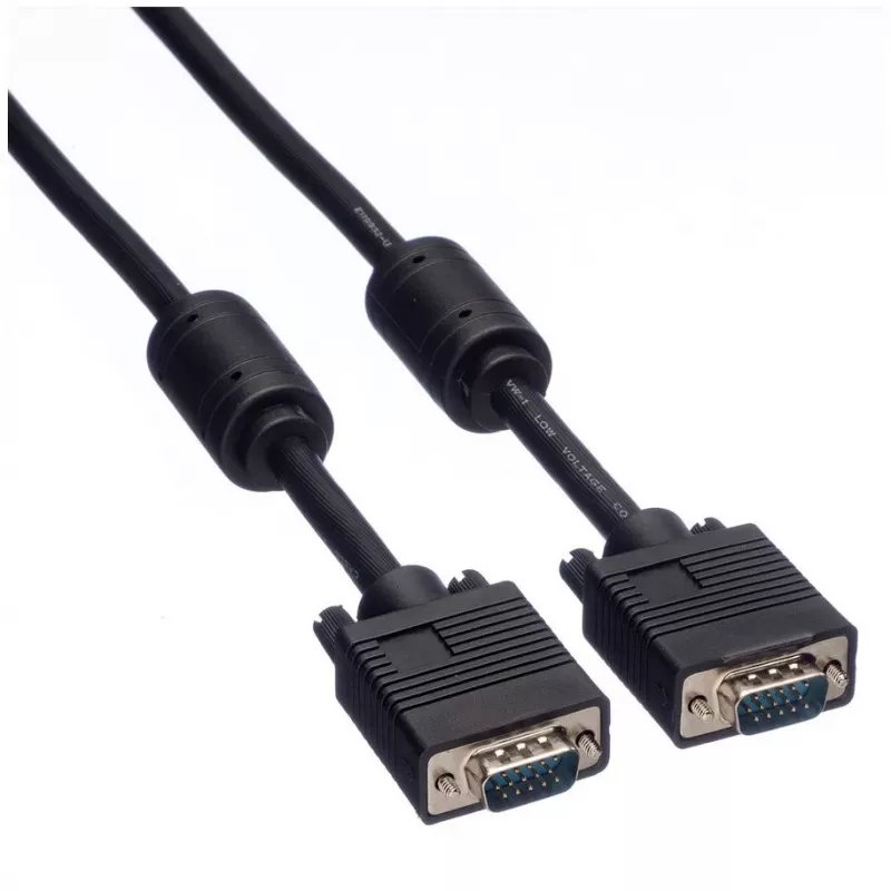 Cable VGA ROLINE High Quality Ferrite DDC HD15 M/M 20 m