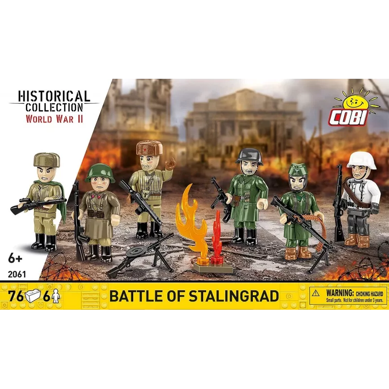 Cobi bloques de construcción Batalla de Stalingrado set de modelo — 76 piezas, diorama histórico