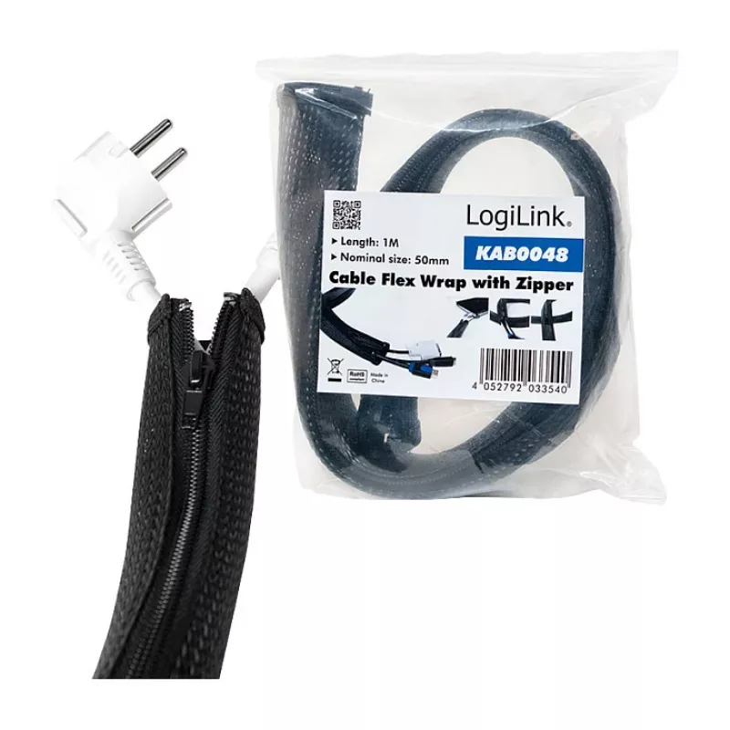 Funda para cables LogiLink KAB0048 Negro