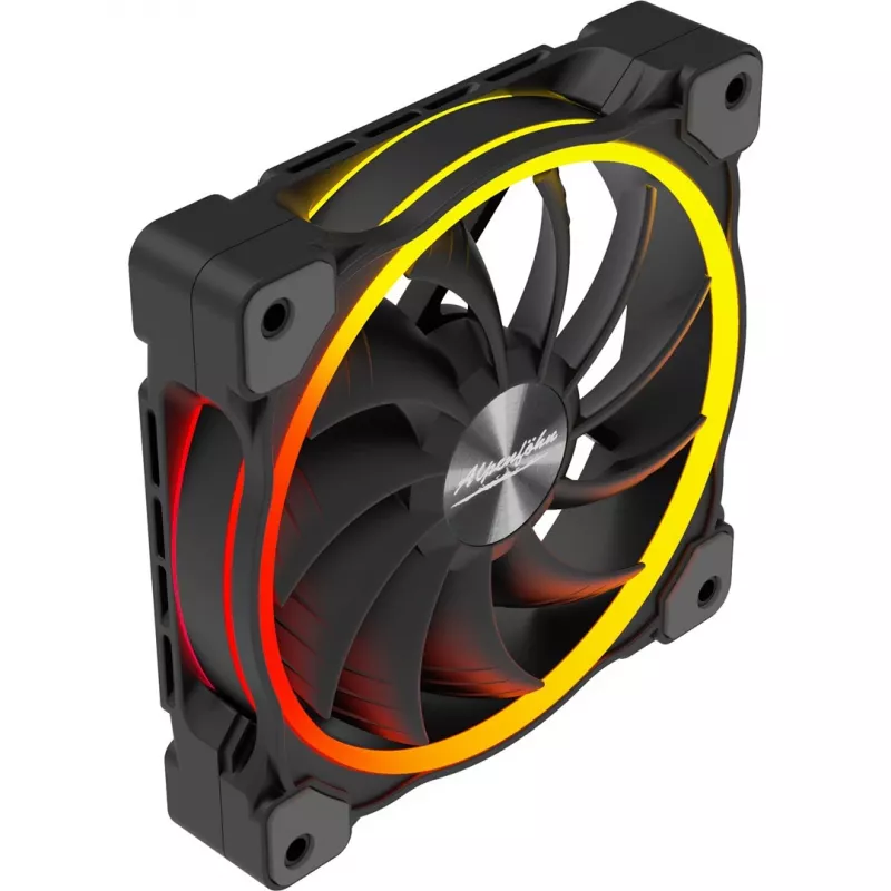 Ventilador de caja ALPENFÖHN Wing Boost 3 120mm ARGB, pack de 3, negro