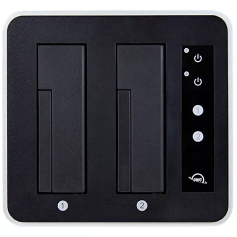 ∆OWC Drive Dock con USB-C (USB 3.1 Gen 2) solución de doble bahía