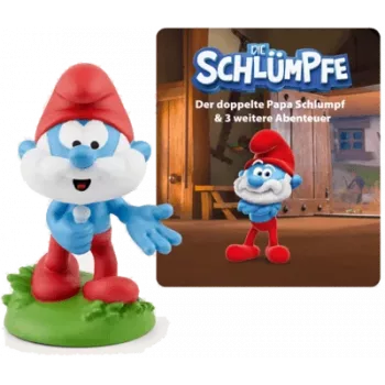 Los Pitufos: El Papá Pitufo Doble y 3 aventuras pitufas más, figura de audio