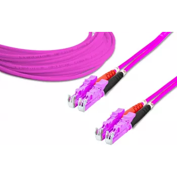 Lightwin Cable de conexión LWL dúplex de alta calidad - MM OM4 - LSH - LSH (LDP-50 LSH-LSH 2.0 OM4)
