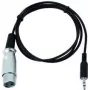 Adaptador DMX EUROLITE 51916210, jack de 3,5 mm a XLR, cable de 1 m