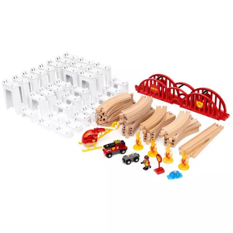 Ravensburger Brio Mega Spiral Set – set de accesorios para vías de madera