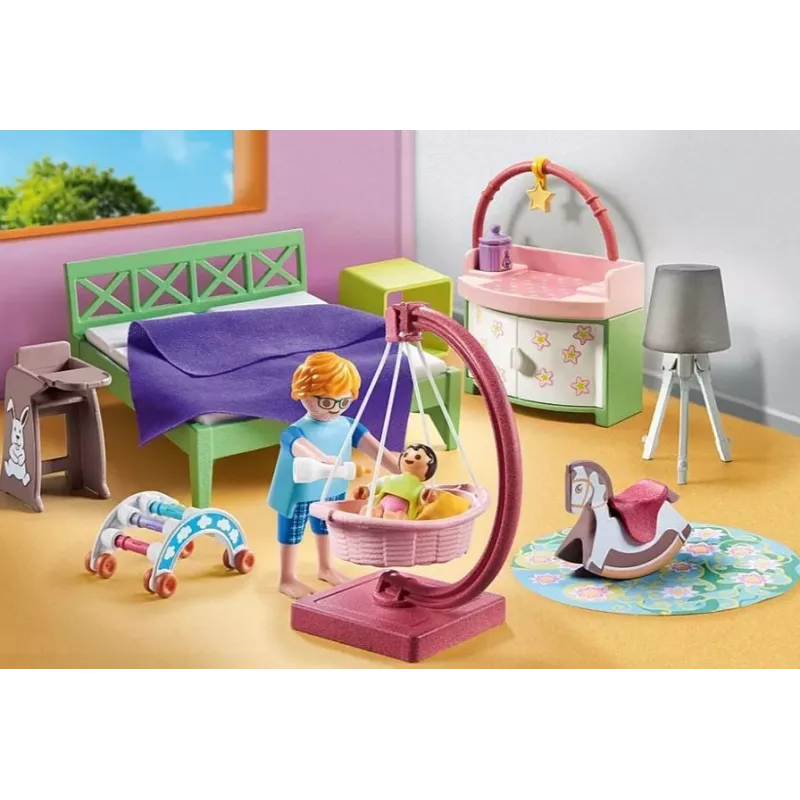Set de figuras My Life 71609 Dormitorio con zona de juegos para bebé