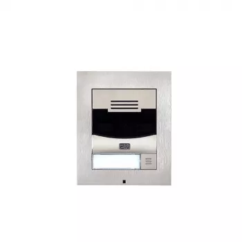 Placa de acceso IP Solo SIN CÁMARA/NÍQUEL 9155301S 2N