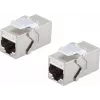 Conector hembra Keystone RJ45 ShiverPeaks CAT6A STP, 2 uds.