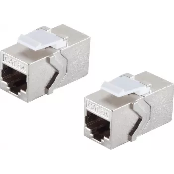 Conector hembra Keystone RJ45 ShiverPeaks CAT6A STP, 2 uds.