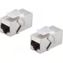 Conector hembra Keystone RJ45 ShiverPeaks CAT6A STP, 2 uds.