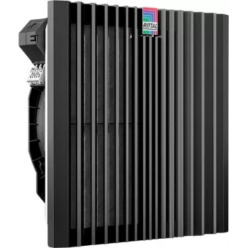Kit de ventilador Rittal SK 3243.718 — ventilador AC integrado, caudal de aire 540 m³/h, carcasa de plástico, negro