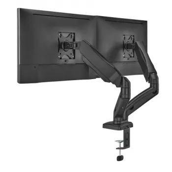 Brazo de monitor up up Economical Interactive Counterbalance doble brazo matte black VESA 75x75/100x100