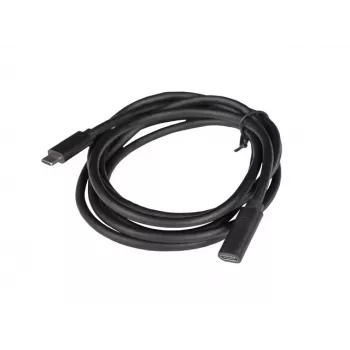Cable USB LANBERG CA-USBE-20CC-0015-BK USB-C a USB-C 1,5 m, USB 3.2 Gen 1 (5 Gbit/s), contactos dorados, negro