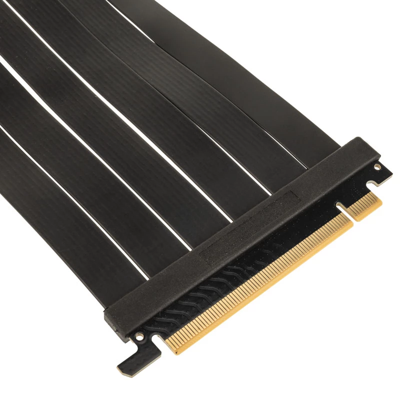 Cable riser Kolink PCI Express 5.0 x16 a x16, 90 grados, negro – 30 cm