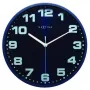 NeXtime Reloj de pared 3053bl Dash Blue, Ø 35 cm, pared, azul