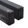 Batería AGM sellada QOLTEC 12V 2,3Ah para sistemas SAI y de respaldo, descarga máx. 34,5A