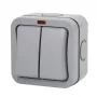 Interruptor de superficie 2 canales, IP66, EU