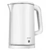 Hervidor de agua MPM 1,7 L 2200 W carcasa de acero inoxidable, botones, termostato regulable, bloqueo de seguridad