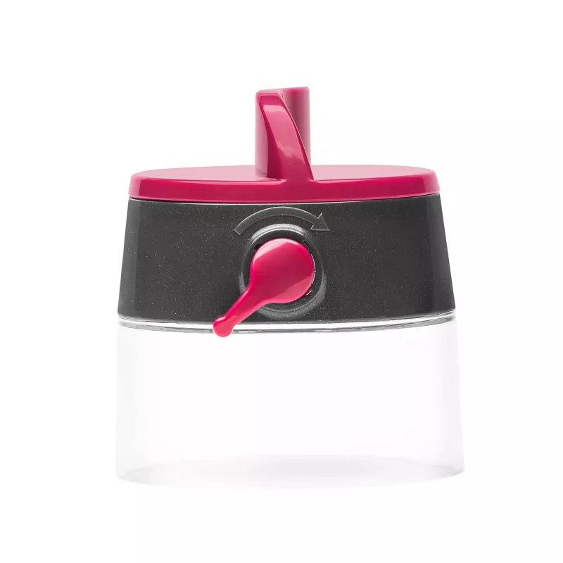 Picadora manual JATA HMAQ4508 negra rosa cuchilla de acero inoxidable