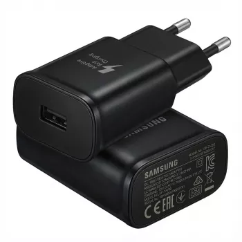 Cargador USB-A Samsung EP-TA200NBEGWW de 15 W, negro