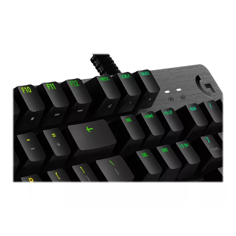 Logitech Gaming G512 - Teclado - Retroiluminación - USB - QWERTY - Español - Interruptores: GX Brown Tactile - Carbón