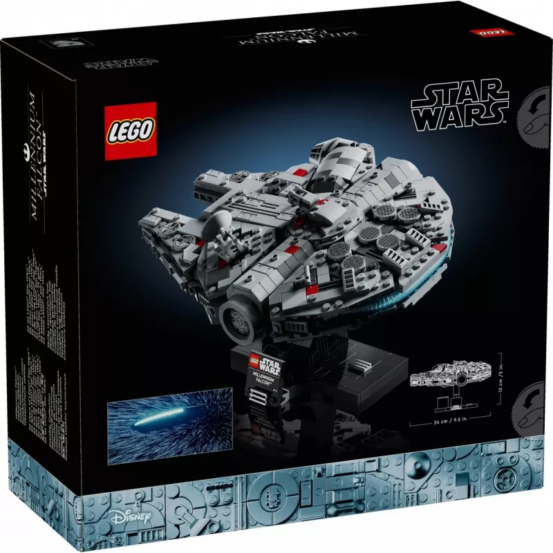 LEGO Star Wars 75375 Halcón Milenario set de construcción, 921 piezas, 18+, 190×240×130 mm