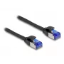 Cable de red DeLOCK RJ45 Cat.6A S/FTP slim 1m negro