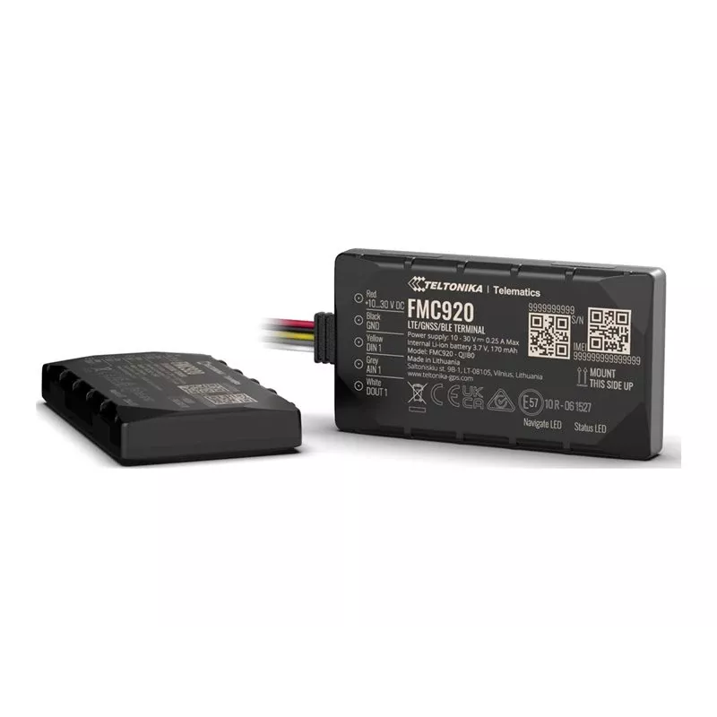 Rastreador GPS Teltonika FMC920 4G LTE CAT 1 0.128GB Negro