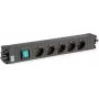 Regleta de enchufes Bachmann STEP BASE 5x CEE7/7 con interruptor, modelo BM0019533