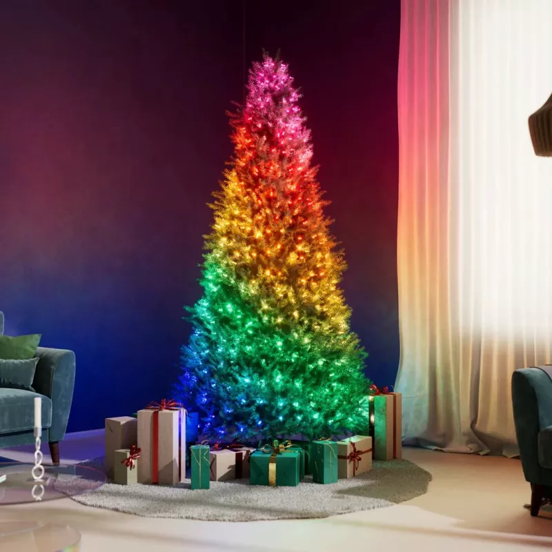 Velas LED para árbol de Navidad Twinkly Candies TWKC100RGB-T 6 m con forma de vela