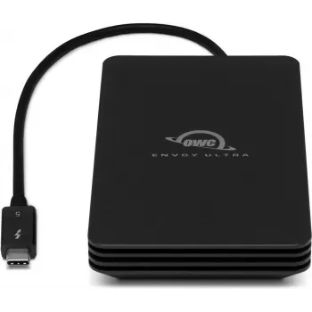 OWC Envoy Ultra - SSD - 4 TB - externo (portátil) - M.2 NVMe (M.2 NVMe) - Thunderbolt 5 (conector USB-C) - Negro (OWCTB5ENVU04)