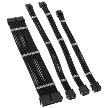 Kolink Core Standard Kit de Extensión de Cables Trenzados - Jet Negro