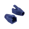 Logilink | Funda de alivio de tracción para conector RJ45, 8,0 mm (50 uds.) | MP0035B | Azul