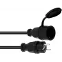Cable alargador PSSO 30245754 3x2,5 mm 5 m negro