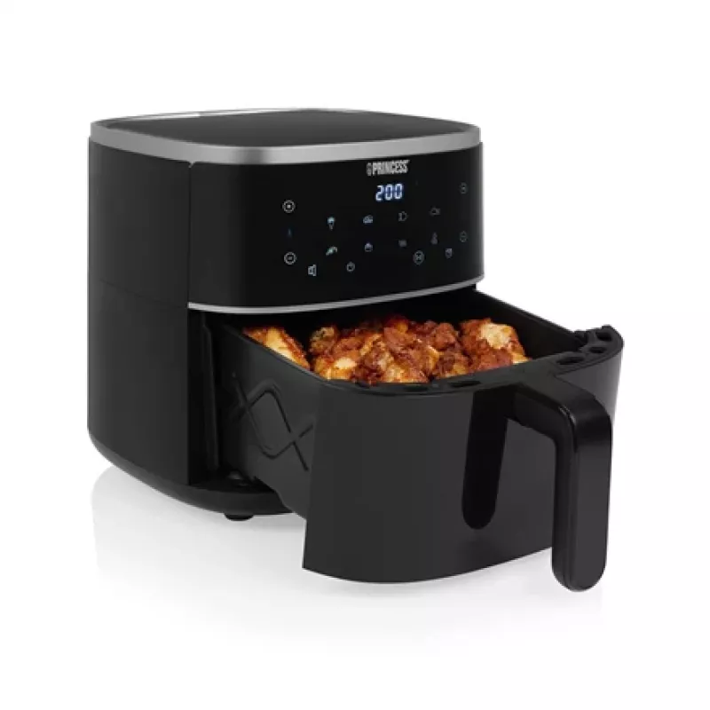 Princess | Freidora de aire digital | 182238 | Potencia 1350 W | Capacidad 4 L | Negro
