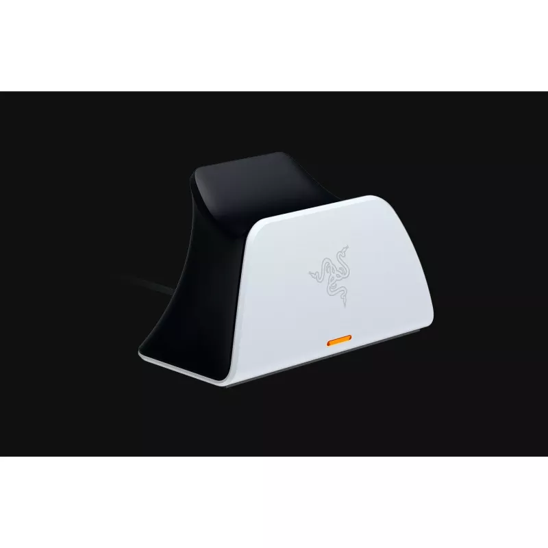 Razer RC21-01900100-R3U1 base de carga rápida para mandos PlayStation 5 DualSense, cable USB-C a USB-A, blanca